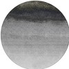 Silver And Black Ombre Washable Indoor Outdoor Area Rug - 4 of 4