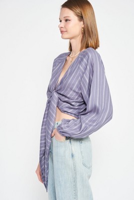 Blouse Femme Emory Park Taille M, Couleur Marron, Décolleté Cœur épaules Nues - Occasion Très Bon état