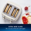 Oster 4-Slice Toaster Stainless Steel With Extra-Wide Slots Oat Milk: Retro Toaster, Bagel & Warmer, 1500W, Spot Clean - 2 of 4