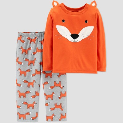 Baby Boys 2pc Fox Fleece Pajama Set Just One You made by