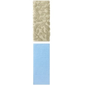 REGALWOVEN Absorbent Quick Drying Bathroom Hand Towels 14" x 30" 2 Pcs - 1 of 4