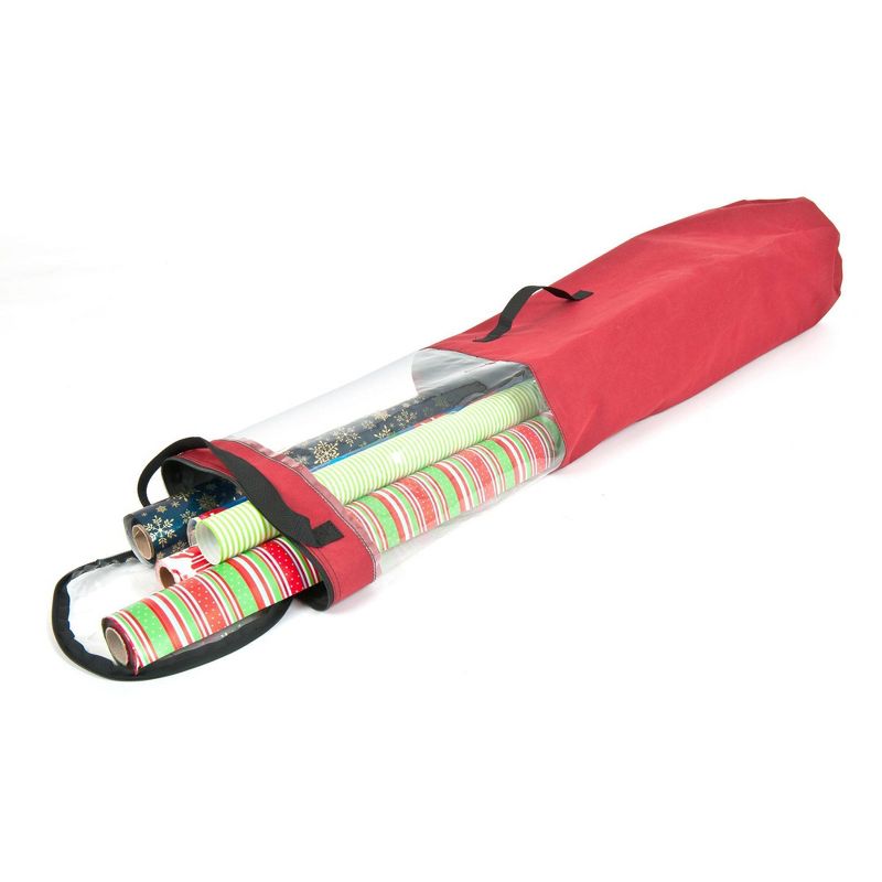 TreeKeeper Santa&#39;s Wrapping Paper Storage Tube, 3 of 11