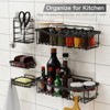 6-Pack Shower Caddy, White - Shower Organizer & Shelves for Efficient Storage,Stainless Steel Shampoo Holder , Durable Shower Wall Caddy - 2 of 3