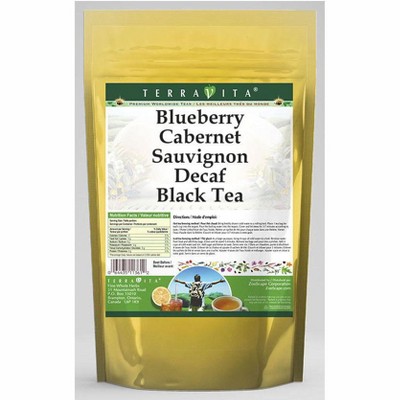 TerraVita Blueberry Cabernet Sauvignon Decaf Black Tea (50 tea bags, ZIN: 544273, 2-Pack)