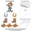 Big Dot of Happiness My First Rodeo - Yard Sign and Outdoor Lawn Decorations - Little Cowboy 1st Birthday Party Yard Signs - Set of 8 - 4 of 4