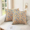 REGALWOVEN Floral Pattern Decoration Throw Pillow Cover for Outdoor Indoor 2 Pcs - 2 of 4
