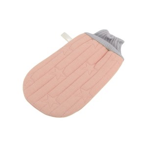 Unique Bargains Double-sided Gloves Bath Towel for bathroom 5.51"x9.06" 1 Pc - 1 of 4