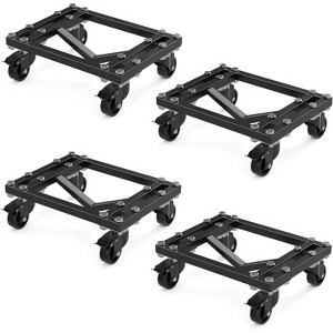 4 Pack Heavy Duty Car Wheel Dolly Set, 6000 LBS Capacity, Wheel Dollies with Lockable Swivel Casters, Tire Skates Vehicle Movers for Auto Shop Garage - 1 of 4