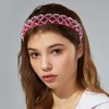 Unique Bargains Women's Bling Rhinestone Headband 0.79 Inch Wide 1 Pc - 2 of 4
