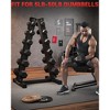 Garvee Dumbbell Rack A-Frame Weight Rack Vertical Rack for Home Gym, Weight Rack for Dumbbells - 4 of 4