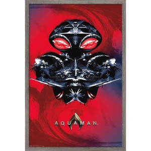 Trends International DC Comics Movie - Aquaman - Manta Silhouette Framed Wall Poster Prints - 1 of 4