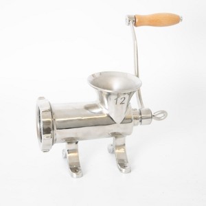 Lehman's Clamp-Down Meat Grinder #12, Manual Hand-Cranked Stainless Steel Meat Grinder for Home Use, Easy to Clean and Store - 1 of 4