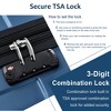 Dexmalle Hardshell Luggage Sets 6 Piece Suitcase Set - 3 of 4