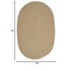 Colonial Mills Softex Check Area Rug - Celery Check 3'x5' - 2 of 2