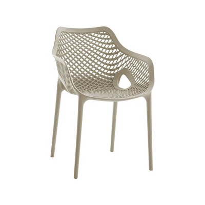 Meridian Furniture,Mykonos Outdoor Patio Dining Chair, Set of 4