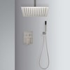 10-Inch Luxury Rainfall Shower Head: Complete Bathroom Shower System with Mixer, Wall-Mounted Combo Set - 2 of 4