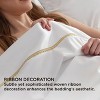 100% Cotton Sheets Set - 500 Thread Count Cotton Sateen Bedsheets, Luxury Hotel Quality, Soft & Breathable Bedsheets, 16" Deep Pocket, 4-Piece, Includ - 3 of 4