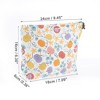 Unique Bargains Women Pumpkin Cosmetic Bag Assorted Color 1 Pc - 2 of 3