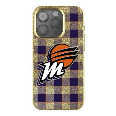 Keyscaper WNBA Plaid Bling Cell Phone Case for iPhone 16