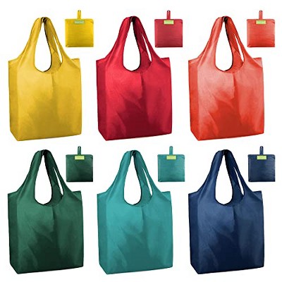Foldable Travel Bag Reusable Shopping Bags for Groceries - 6