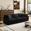 TiramisuBest Modular Sectional Sofa,Deep Seat Couch for Living Room , 4 Pillow, Modern L-Shaped Sofa for Living Room Bedroom Apartment,BLACK - 3 of 4