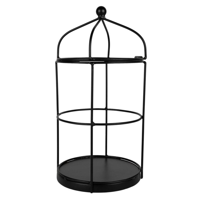 Set of 2 Cage Metal Candle Holders - Foreside Home & Garden, 4 of 8