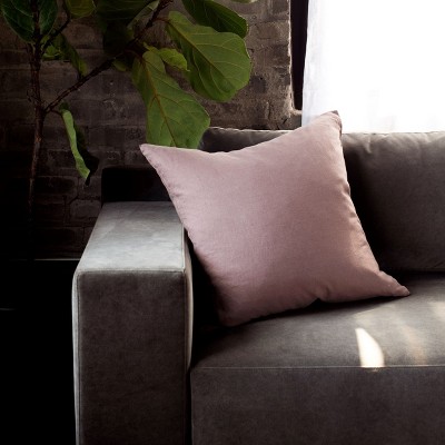 Clove 20" x 20" French Linen Throw Pillow Sham