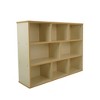 Factory Direct Partners Kids' 35.75" 8 Shelf Compartment Storage Cabinet Almond Maple Wood Laminate - 3 of 4