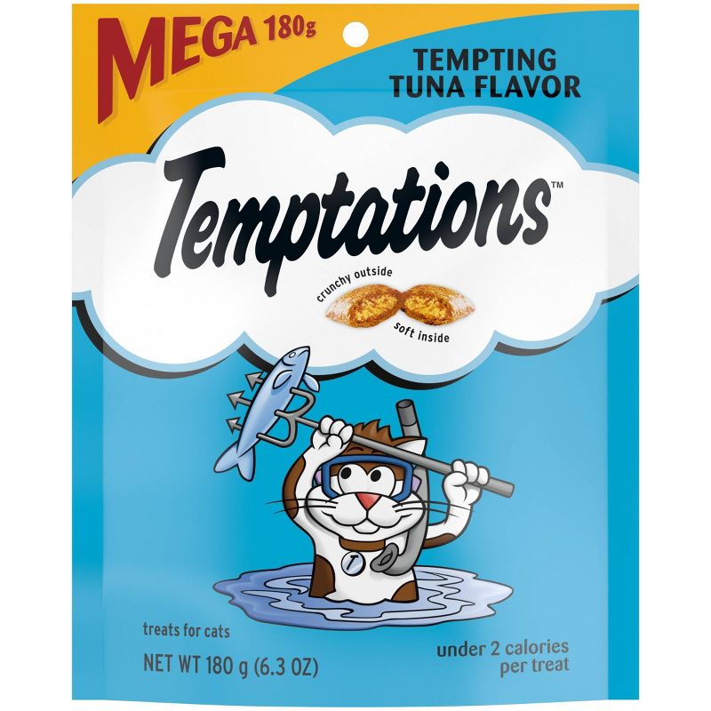 Temptations Tempting Tuna Flavor Crunchy Cat Treats, 1 of 17