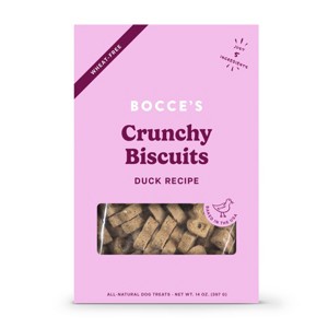 Bocce's Bakery Duck, Fruit and Basic Wheat Free Dog Treats - 14oz - 1 of 3