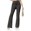 Wikineon Womens Beach Cover Up Pants Boho Crochet Knit High Waist Drawstring Sheer Hollow Swim Pant Swimwear - 3 of 4