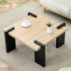XINGHANZHENXUAN 31.5-in MDF coffee table, suitable for modern minimalist living rooms and leisure areas - 2 of 4
