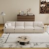 TiramisuBest Modular Sectional Sofa,Deep Seat Couch for Living Room , 4 Pillow, Modern L-Shaped Sofa for Living Room Bedroom Apartment,BLACK - 2 of 4
