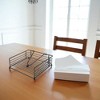 Unique Bargains Napkin Holder Hand Wash Only Vertical Square Black 7.09"x6.89"x2.68" - 4 of 4
