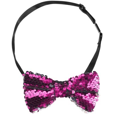 INSPIRE CHIC Men's Sequin Adjustable Pre-tied Bow Tie