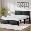 Twin/Full/Queen Size Bed Frame with Wood Headboard and Footboard, 14 Inch Platform Mattress Foundation, No Box Spring Needed Bed - 3 of 4
