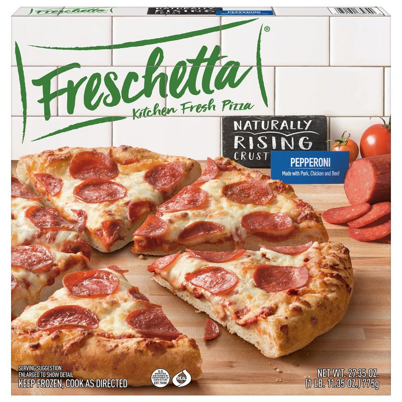 Freschetta Naturally Rising Crust Pizza Signature Pepperoni - 27.35oz, 1 of 10