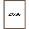 PosterPalooza | Sculpted Silver Picture Frame - UV Acrylic, Foam Board Backing, Hanging Hardware - 2 of 4