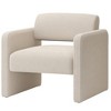 Accent Chair, Modern Single Sofa Chair, Upholstered Comfortable Backrest Chair With Armrests - 3 of 4