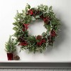 Sullivans 12" Potted Pine Artificial Tree Set of 3, Green - 3 of 4