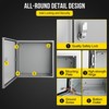 COZONY NEMA 4X Waterproof Steel Electrical Box, IP66 Dustproof, Outdoor/Indoor Electrical Junction Box, Lockable Junction Box - 4 of 4