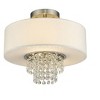 Livex Lighting Carlisle 2 - Light Semi-Flush Mount in  Brushed Nickel - image 3 of 4