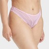 Women's Geo Lace Thong Underwear - Auden™ - 4 of 4