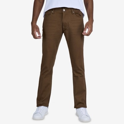 X RAY Men's Slim Fit Stretch Commuter colored Pants(Big and Tall)