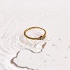 EVRY JEWELS WATERPROOF Gold or Silver Plated Luminous Ring - 3 of 3