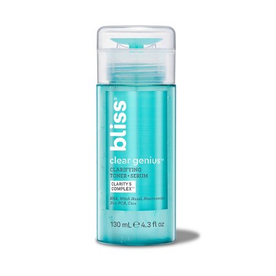 bliss Clear Genius Clarifying Toner + Serum - 4.3 fl oz