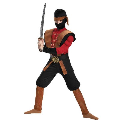 Disguise Boys' Ninja Warrior Muscle Costume