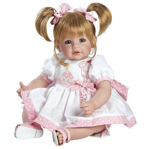 Adora Realistic Baby Doll Happy Birthday, Baby Toddler Doll - 20 inch, Soft  CuddleMe Vinyl, Sandy Blonde Hair, Blue Eyes