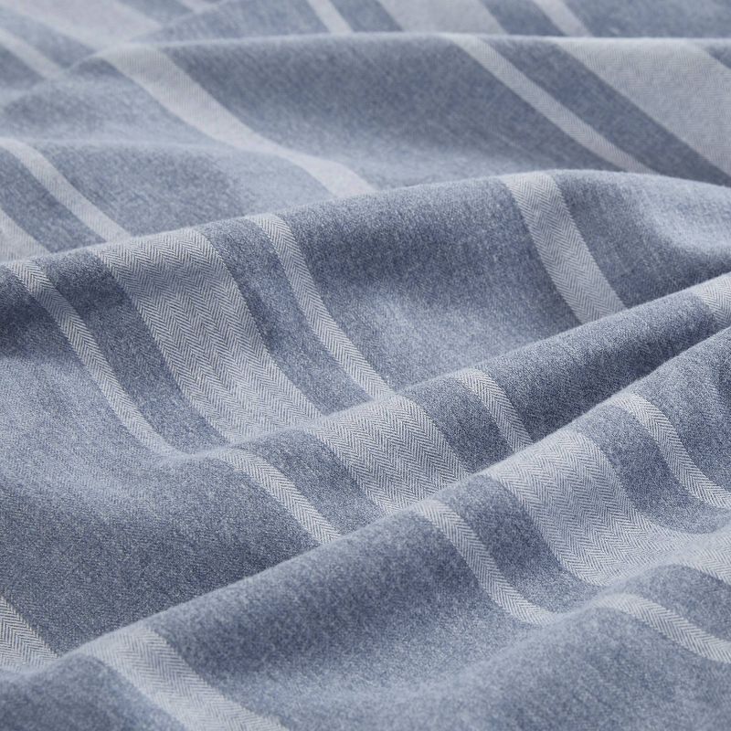 Beautyrest Kent Striped Herringbone Oversized Comforter Set, 5 of 7