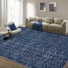 Acekool Washable Rug, Modern Abstract Non Slip Low Pile Soft Indoor Carpet for Living Room Bedroom Playroom, Stain Resistant - 3 of 4